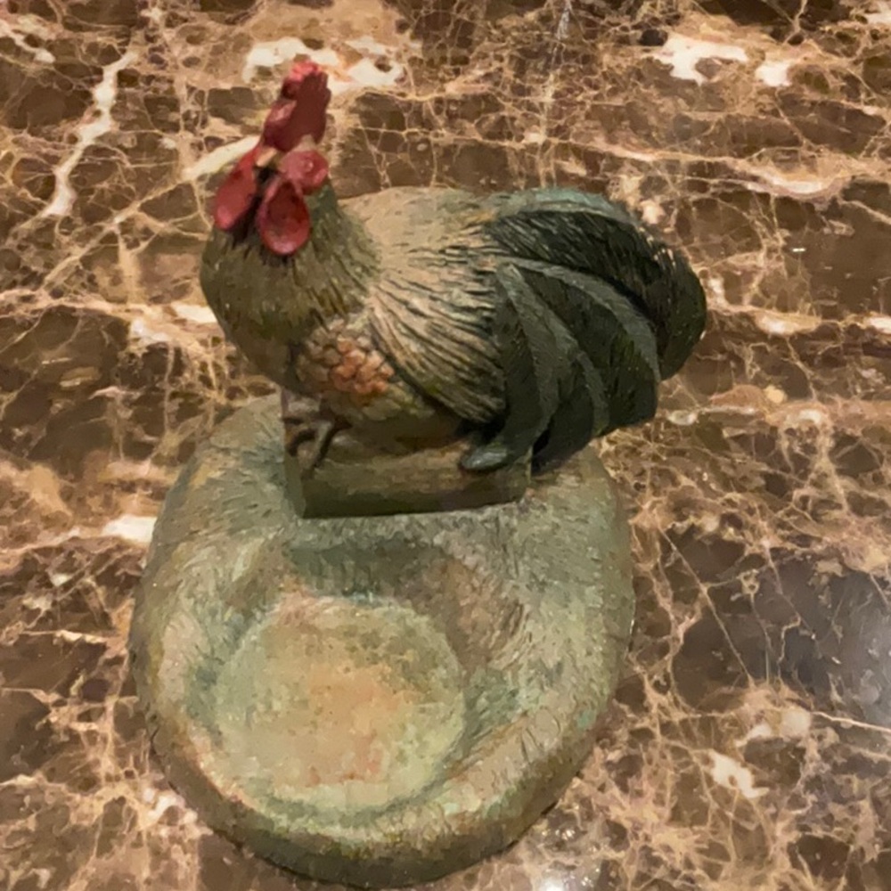 ROOSTER CANDLE HOLDER